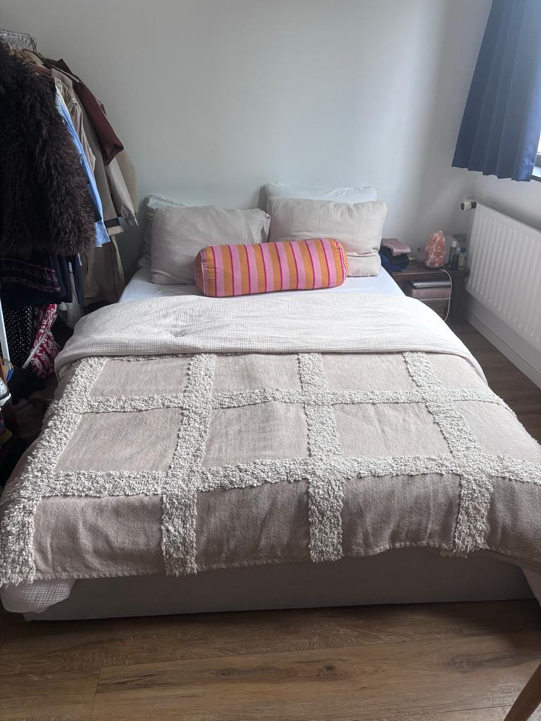 Tweepersoonsbedframe140x200 met opbergruimte, Ophalen, Zo goed als nieuw, Tweepersoons, 140 cm