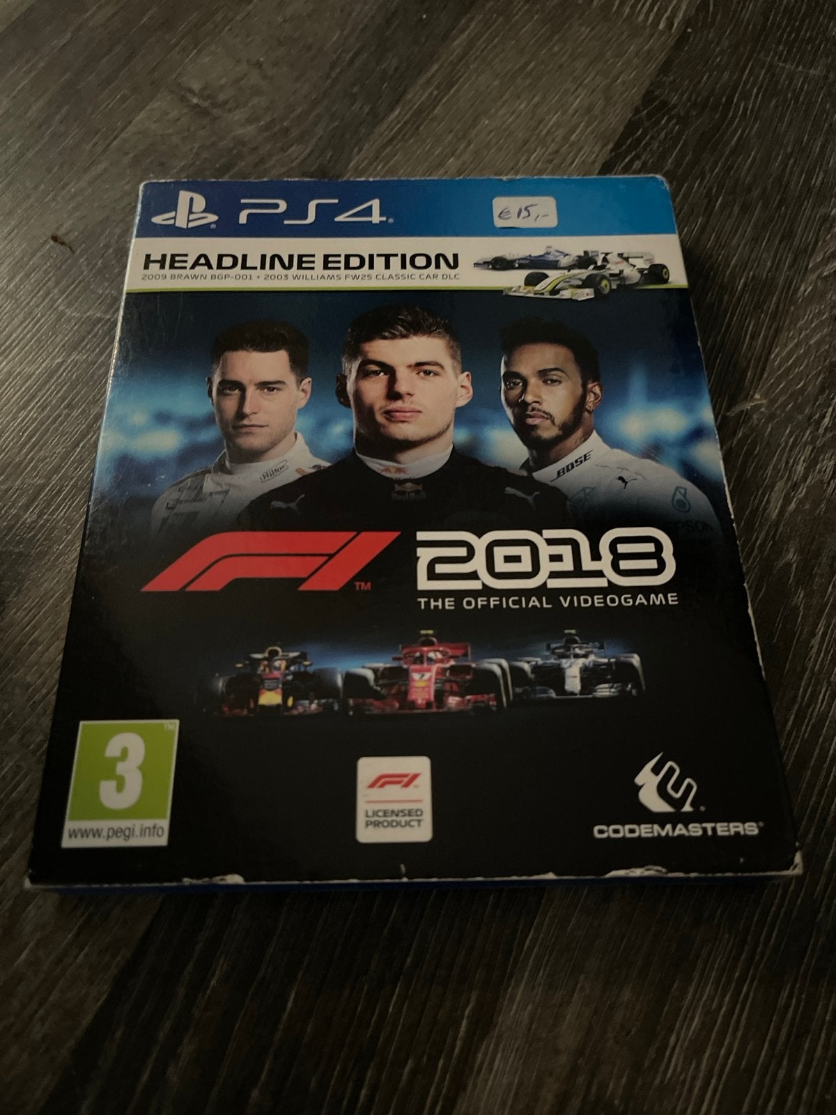 F1 2018 Headline Edition PS4 - Racegame, Gebruikt, 1 speler, Racen en Vliegen, Ophalen of Verzenden