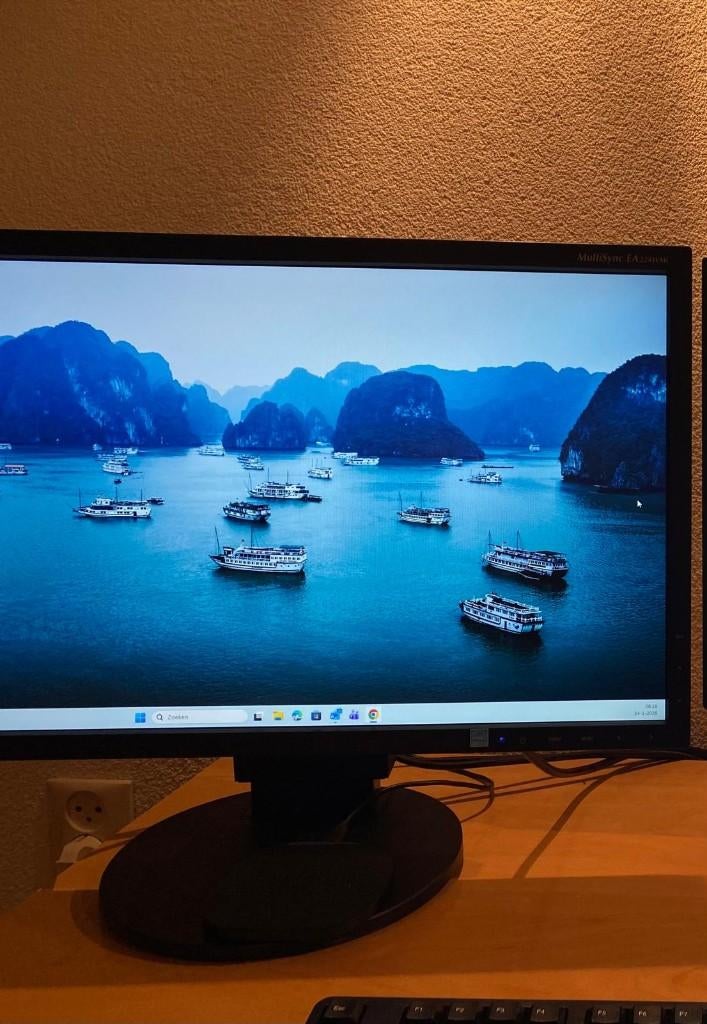 NEC PC Scherm mode AE2244WMi-BK, Computers en Software, Monitoren, Gebruikt, IPS, In hoogte verstelbaar, HDMI