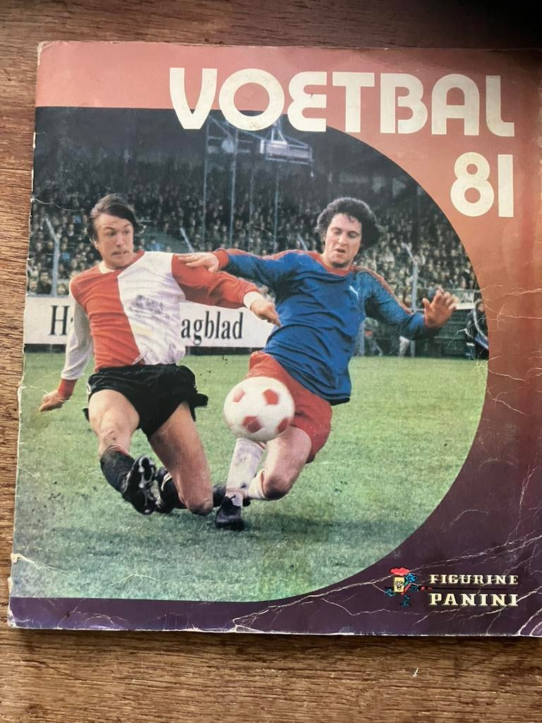 Panini voetbal 81, Ophalen of Verzenden, Gebruikt, Overige binnenlandse clubs, Poster, Plaatje of Sticker