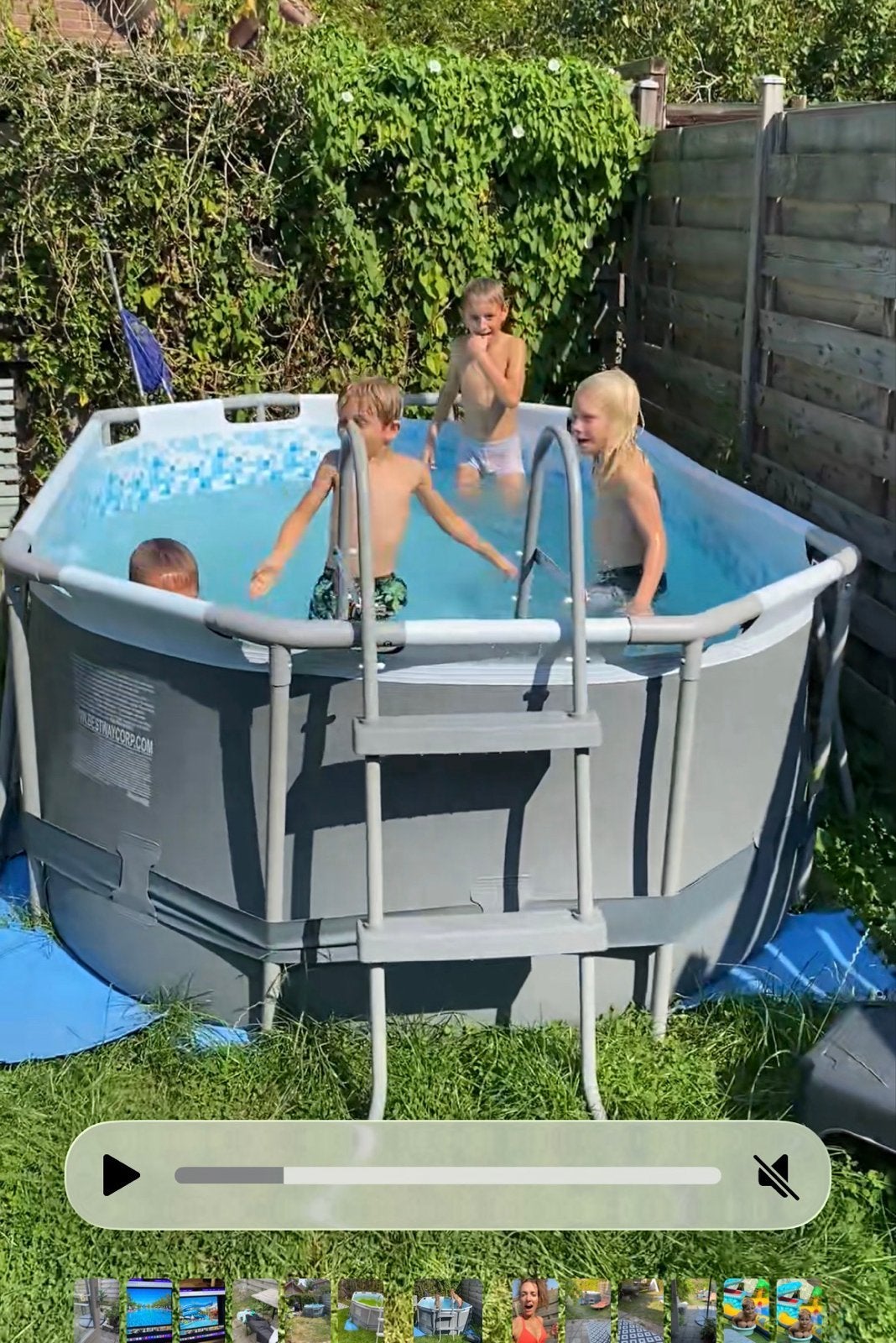 Zwembad 2x3 meter (lek, gratis af te halen), Ophalen, Gebruikt, 200 tot 300 cm, Opzetzwembad