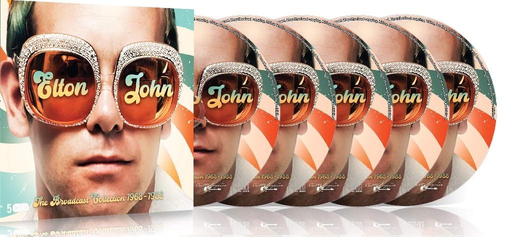 Elton John - The Broadcast Collection 1968-1988 (5 CD), Cd's en Dvd's, Cd's | Pop, Nieuw in verpakking, Verzenden