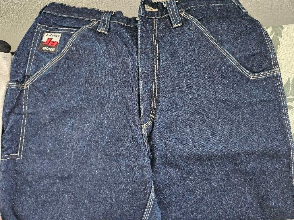 Baggy Jeans Johnny Blaze loose fit #10, Ophalen of Verzenden, Zo goed als nieuw, Blauw, W32 (confectie 46) of kleiner