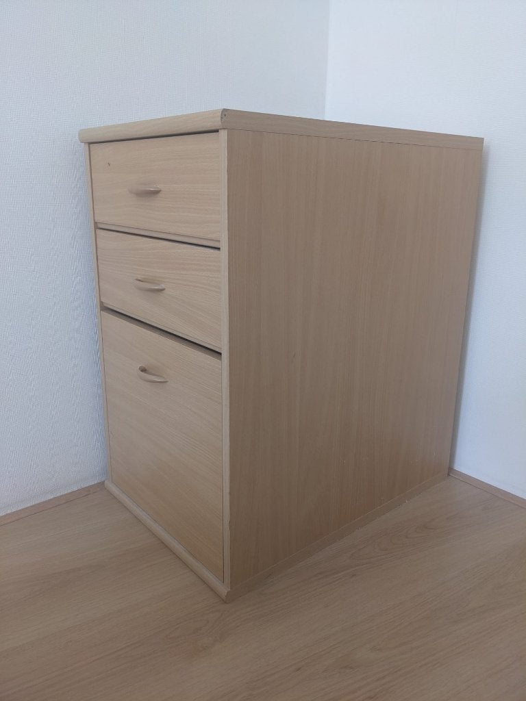 ladenblok met 3 laden, Ophalen, Minder dan 50 cm, Gebruikt, 3 of 4 laden