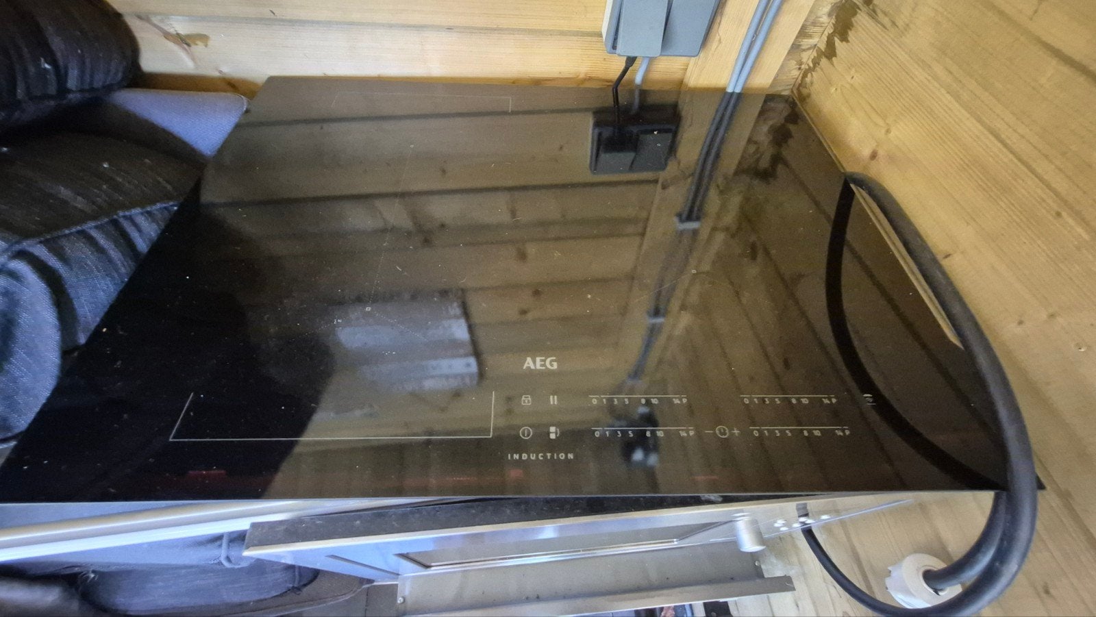 AEG inductie kookplaat. Met nog 3 jaar garantie, Zo goed als nieuw, Energieklasse A of zuiniger, Inbouw, Inductie