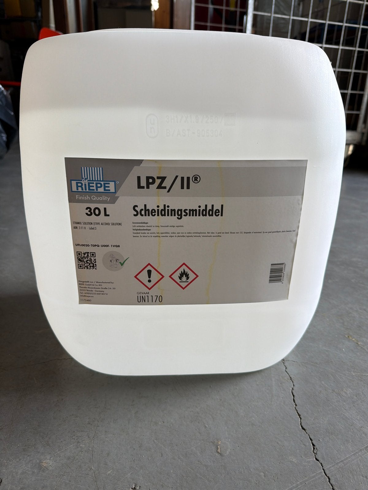 Riepe LPZ/II Scheidingsmiddel - 30 Liter, Ophalen of Verzenden, Nvt, Nvt, Nvt