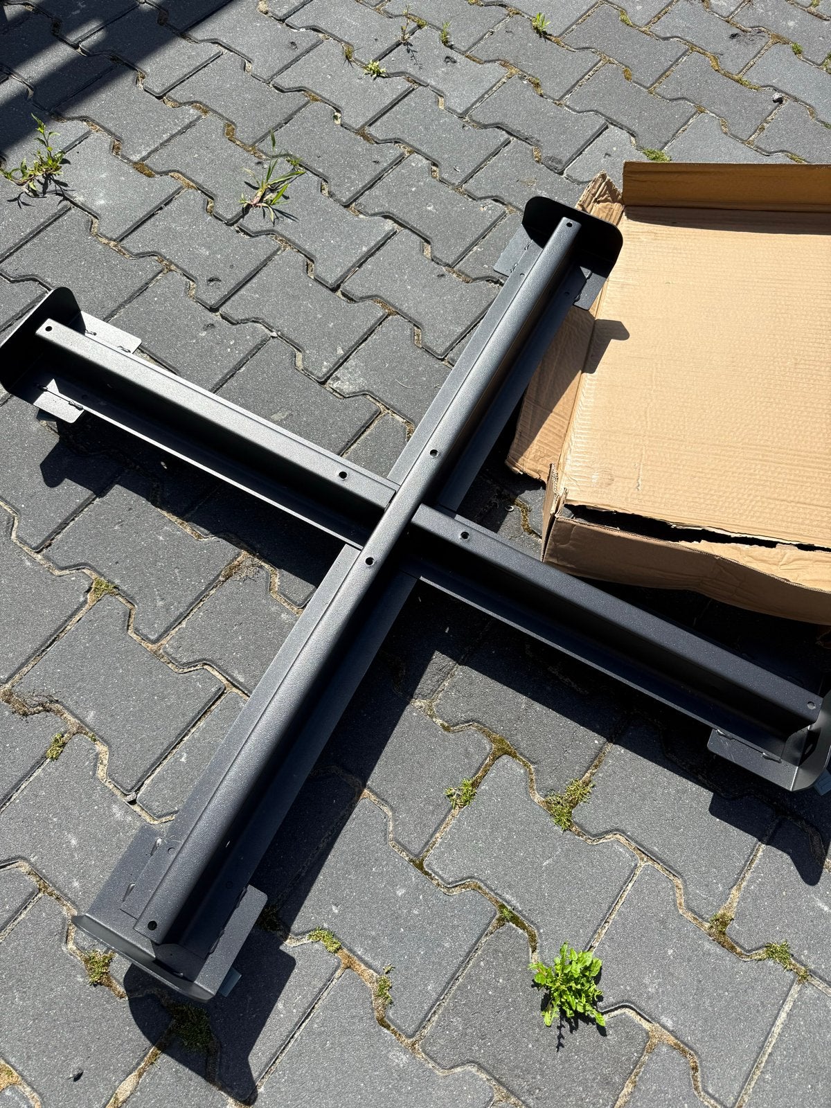 Verrijdbare parasolvoet kruisvoet voor zweefparasols, Ophalen, Nieuw, 1 tot 2 meter, Parasolvoet