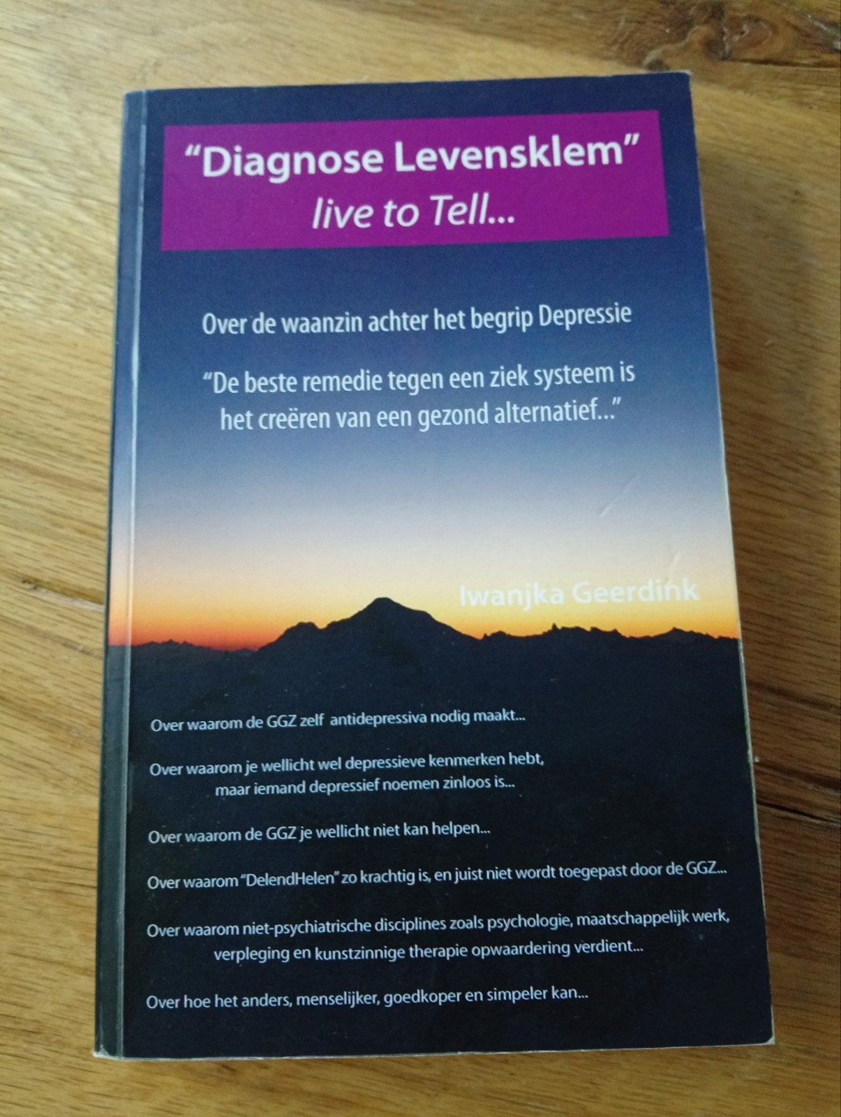 Diagnose Levensklem - Iwanjka Geerdink, Klinische psychologie, Ophalen of Verzenden, Zo goed als nieuw, Iwanjka Geerdink