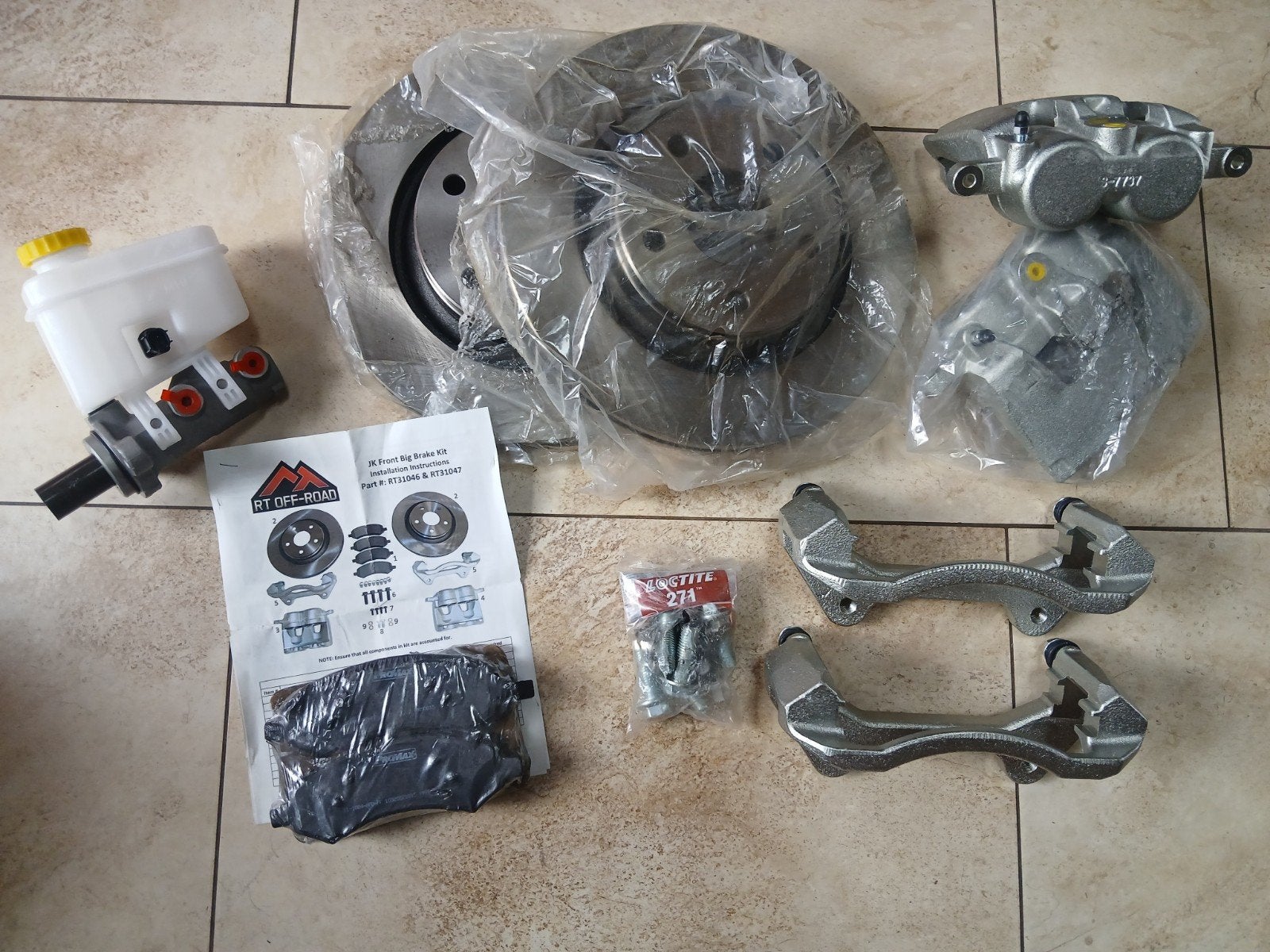 Front bigbrake set Jeep JK/JKU 07-17, Ophalen of Verzenden, Nieuw, Jeep
