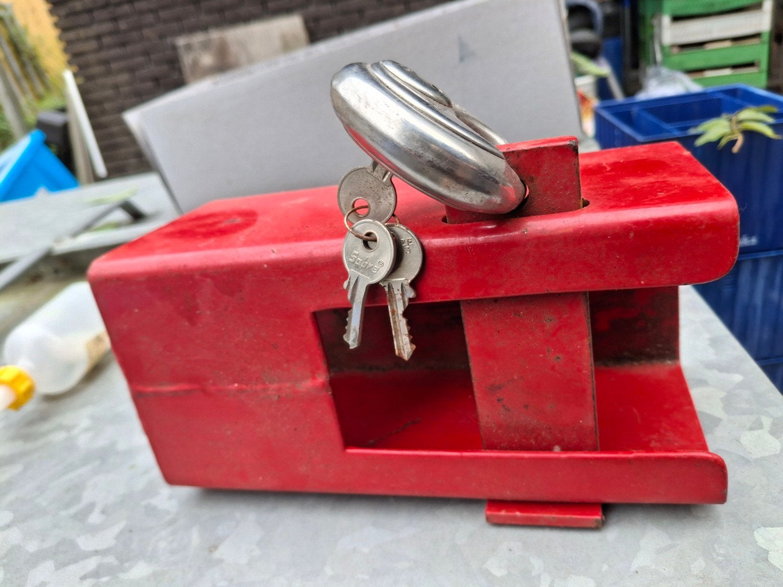 Carasafe Products disselslot met sleutels, Ophalen of Verzenden, Zo goed als nieuw