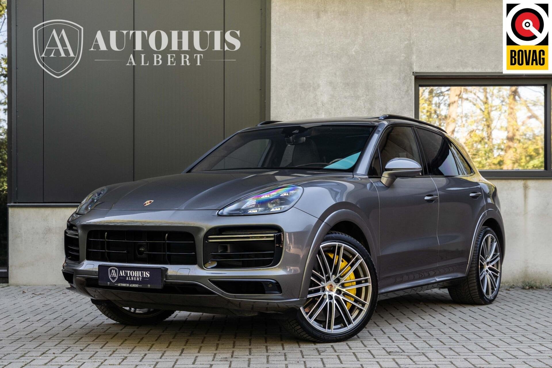 Porsche Cayenne Turbo S E-Hybrid Ceramic Burmester Pano 22', Auto's, Automaat, Cayenne, Gebruikt, 3000 kg