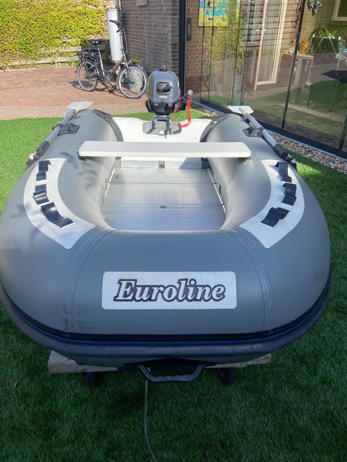 Euroline 2,65 inc Yamaha 2,5Pk 4T,Vetus Yellow V inc 4Pk 4T, Ophalen, Aluminium, Yamaha, Zo goed als nieuw