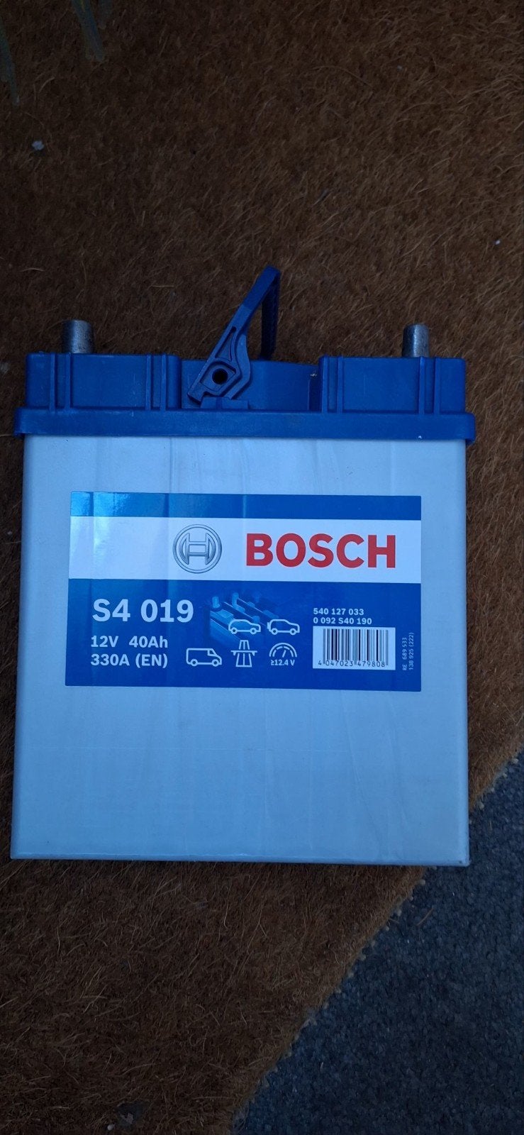 nieuwe Bosch S4 019 12V 40Ah 330A (EN) accu, Nieuw, Universele onderdelen