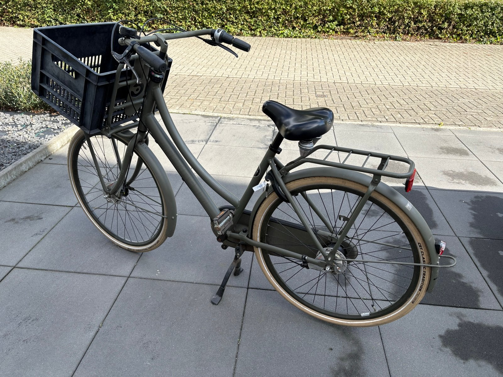 Cortina U4 Raw D50 Transportfiets Stone Bridge Matte ND7, Gebruikt, Versnellingen, 50 tot 53 cm, Trommelrem