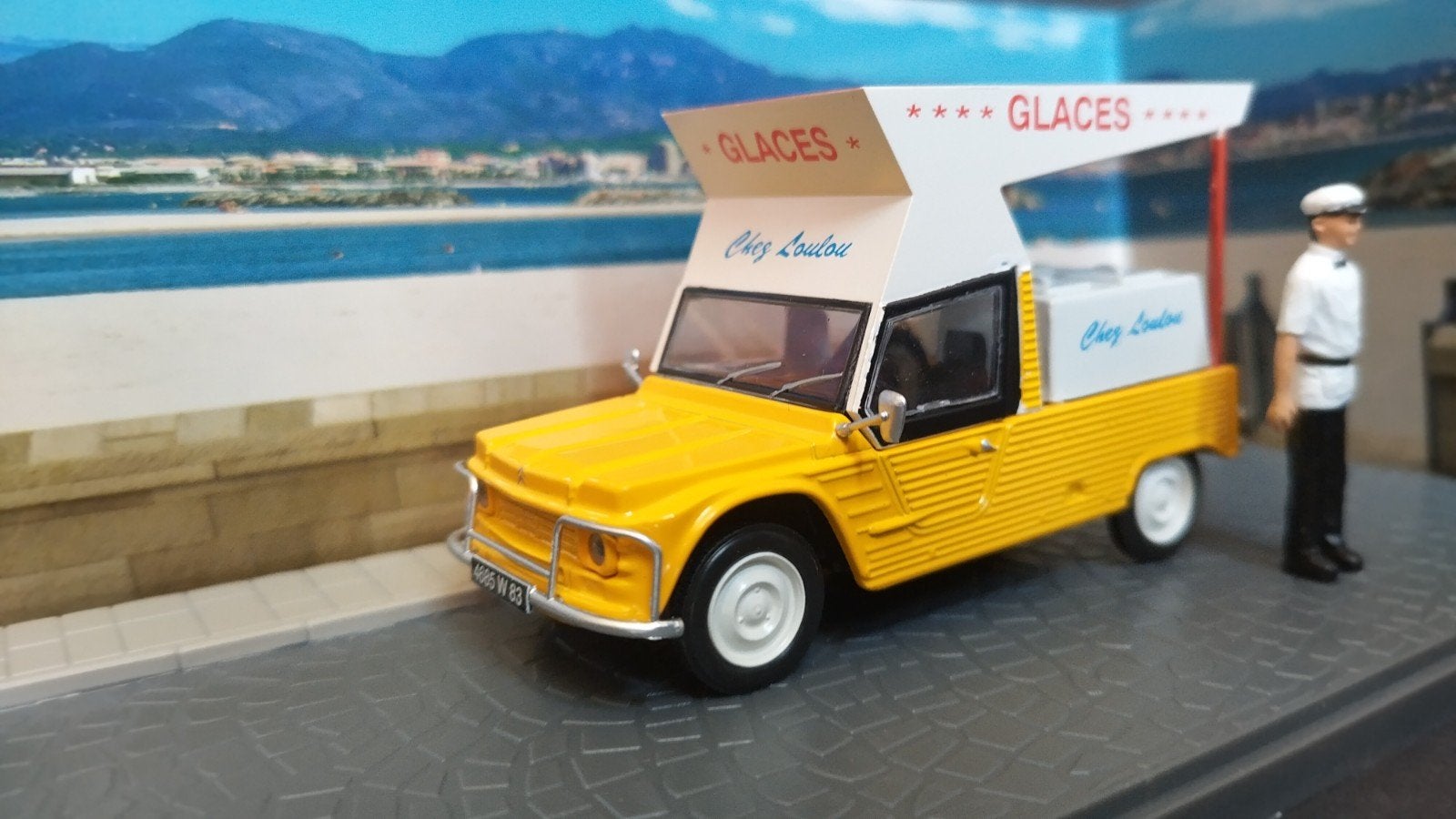 Citroen Mehari Marchand de Glaces 1:43 Atlas Pol, Overige merken, Auto, Verzenden, Nieuw