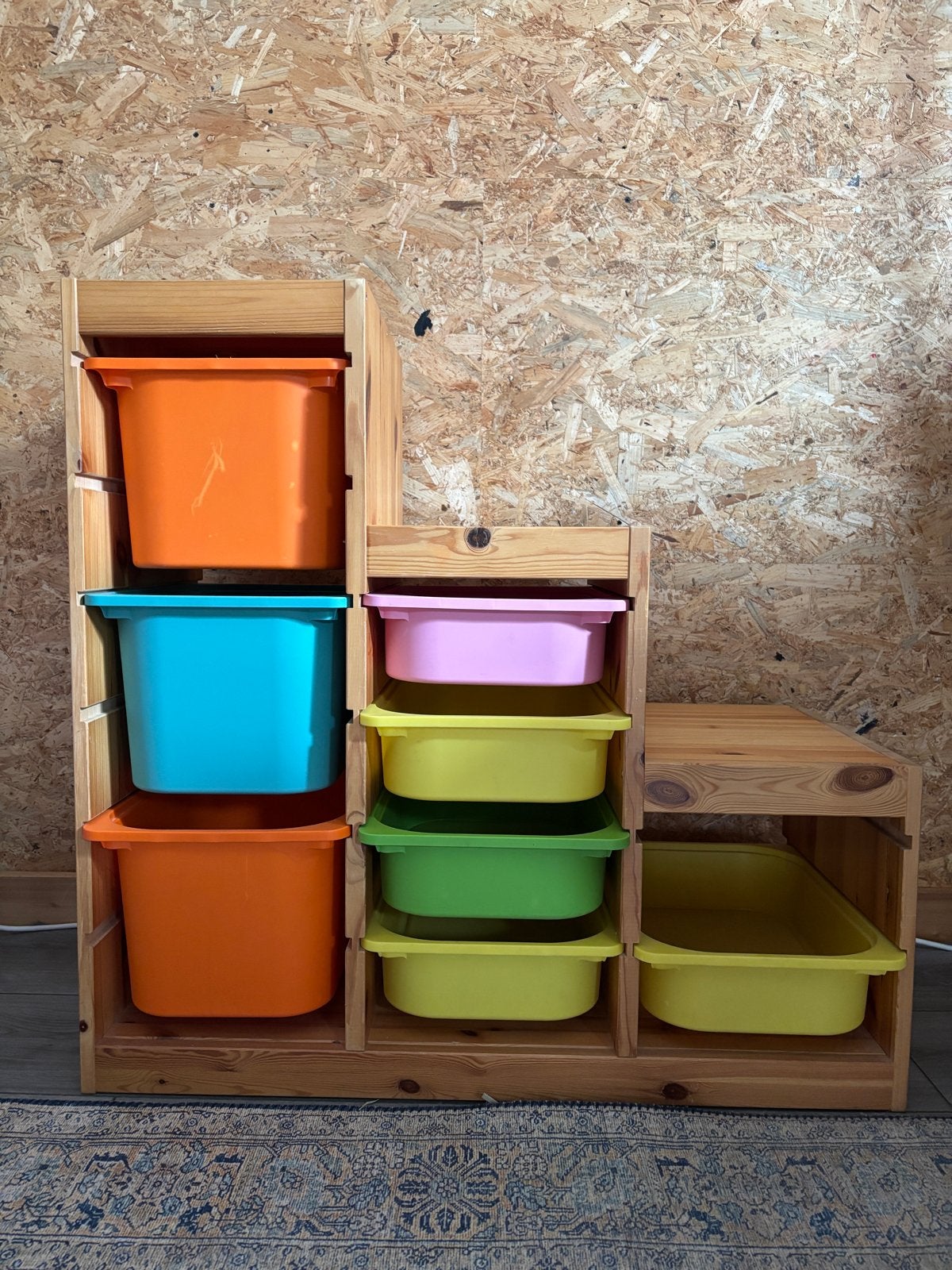 IKEA Trofast Opbergkast met Bakken - Grenen, Kinderen en Baby's, Kinderkamer | Commodes en Kasten, Ophalen, Gebruikt, Kast, 50 tot 70 cm