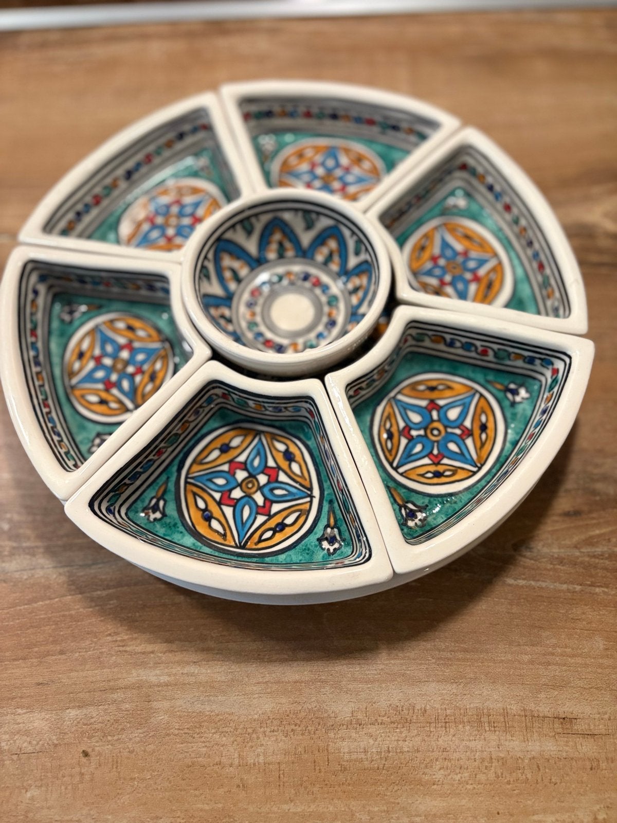 Handgemaakte Turkse Tapasschaal Set - Nieuw, Aziatisch, Overige merken, Keramiek, Nieuw