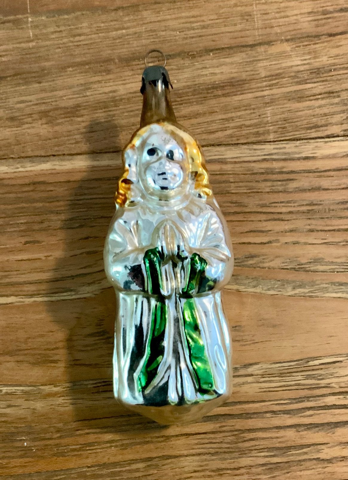 Antieke kerst engel kwikglas Lauscha 1920, Antiek en Kunst, Ophalen of Verzenden