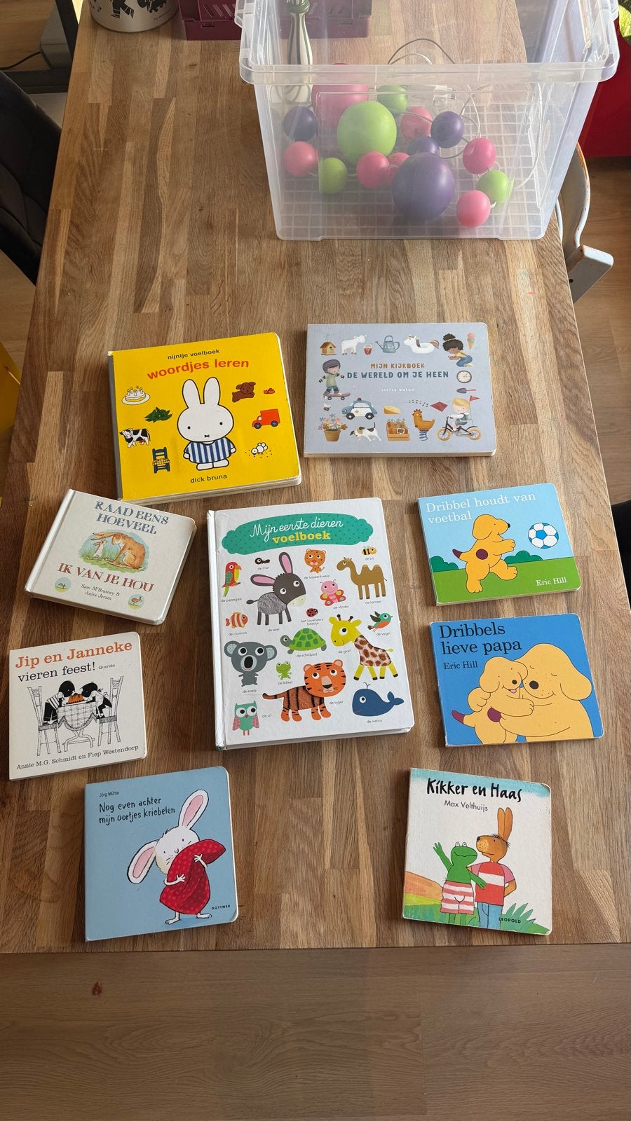 Grote collectie kinderboeken: Nijntje, Dribbel, Jip & Jannek, Ophalen of Verzenden, Zo goed als nieuw, Uitklap-, Voel- of Ontdekboek