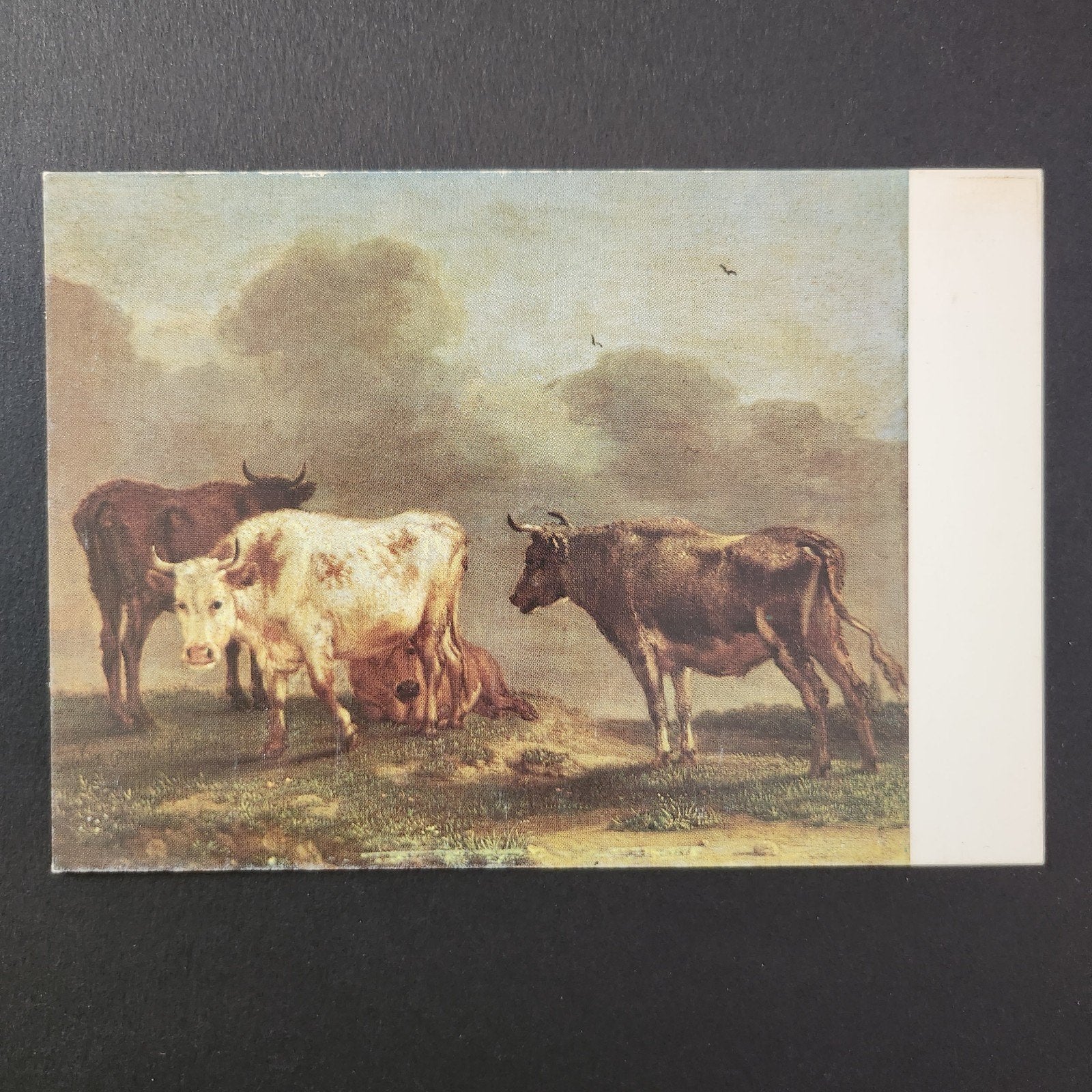 Kunstkaart Paulus Potter - Koeien in de weide, Verzenden, 1980 tot heden, Ongelopen, Cultuur en Media