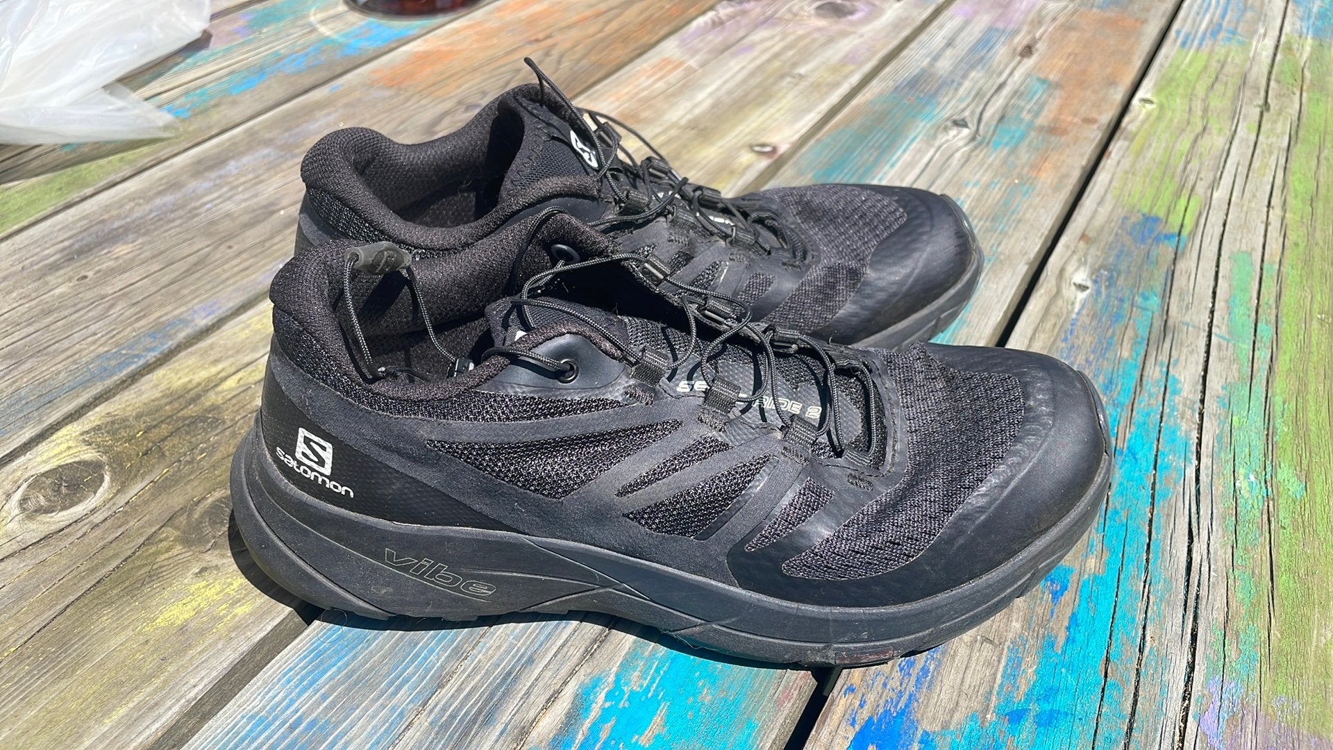 Salomon Sense Ride 2  sneaker/hardloopschoen 39, Ophalen of Verzenden, Zo goed als nieuw, Zwart