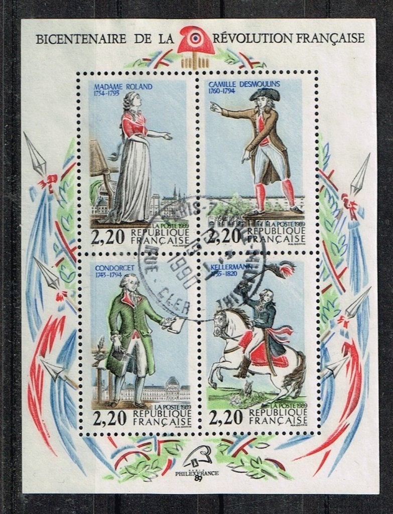 Postzegels uit Frankrijk - K 5475 - Franse revolutie 2, Verzenden, Gestempeld