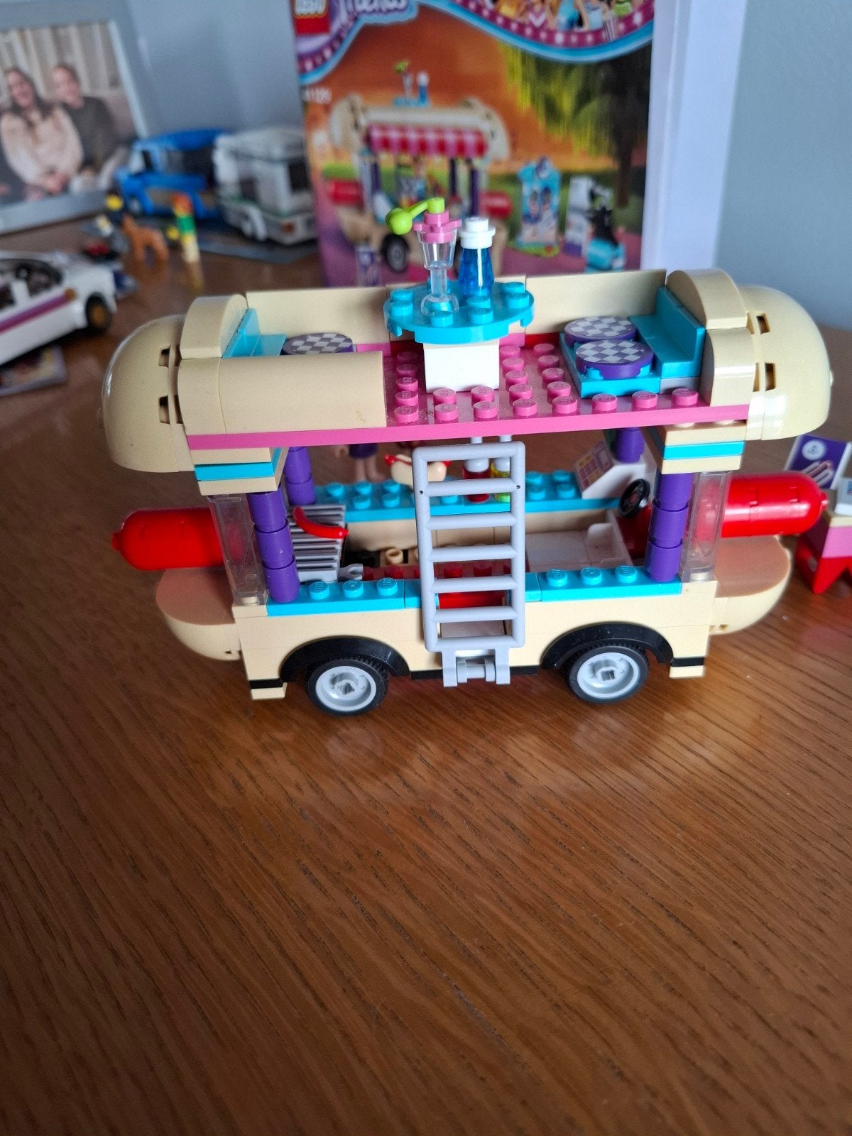 hotdog kraam op wielen, Ophalen, Lego, Complete set, Friends