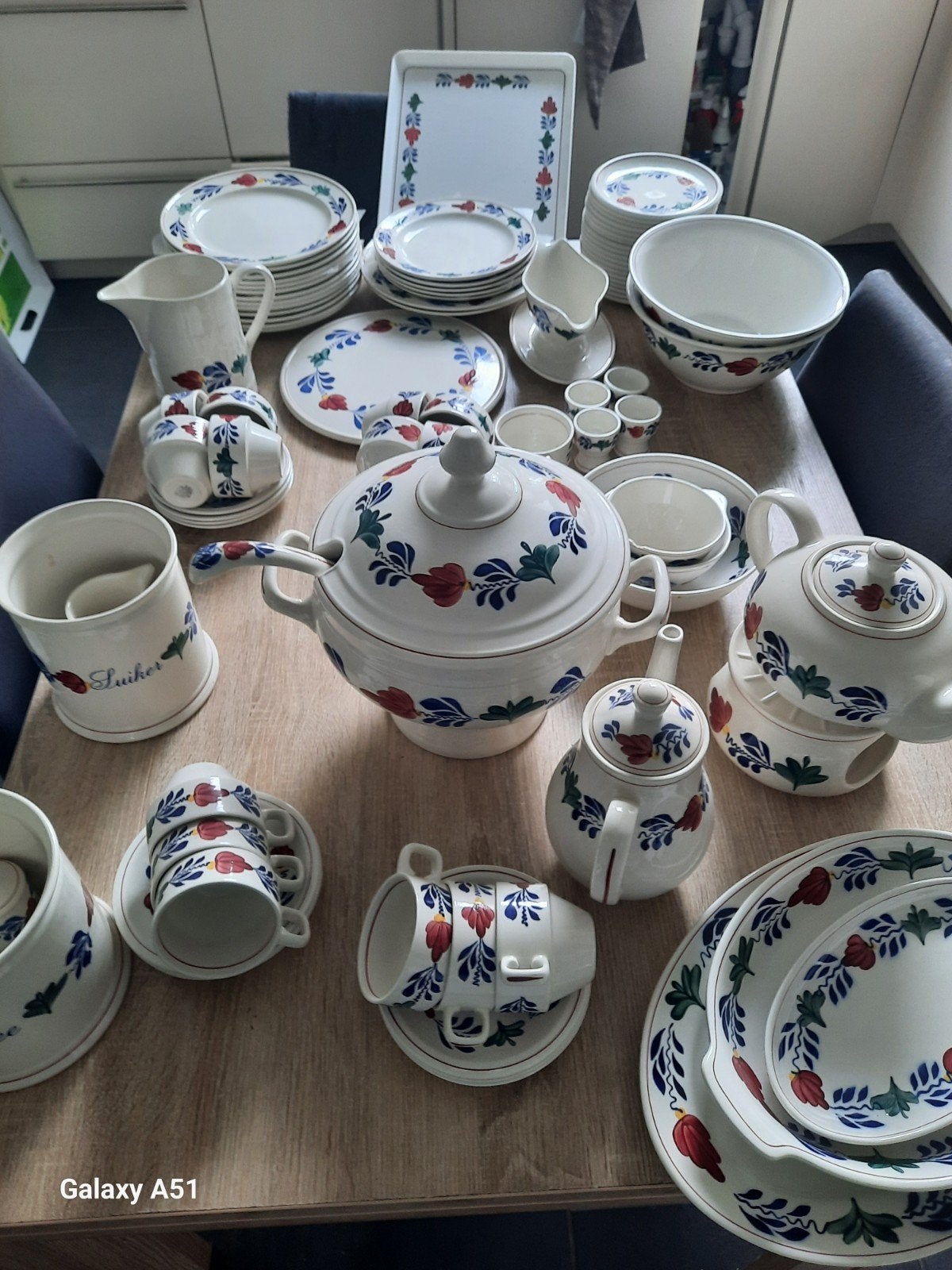 Boerenbont, Huis en Inrichting, Keuken | Servies, Ophalen, Zo goed als nieuw, Aardewerk, Bord(en)