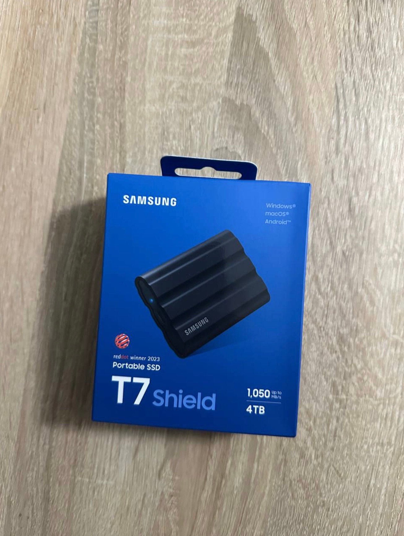 Samsung t7 4tb shield new, Computers en Software, SSD, Nieuw, Ophalen of Verzenden, Laptop