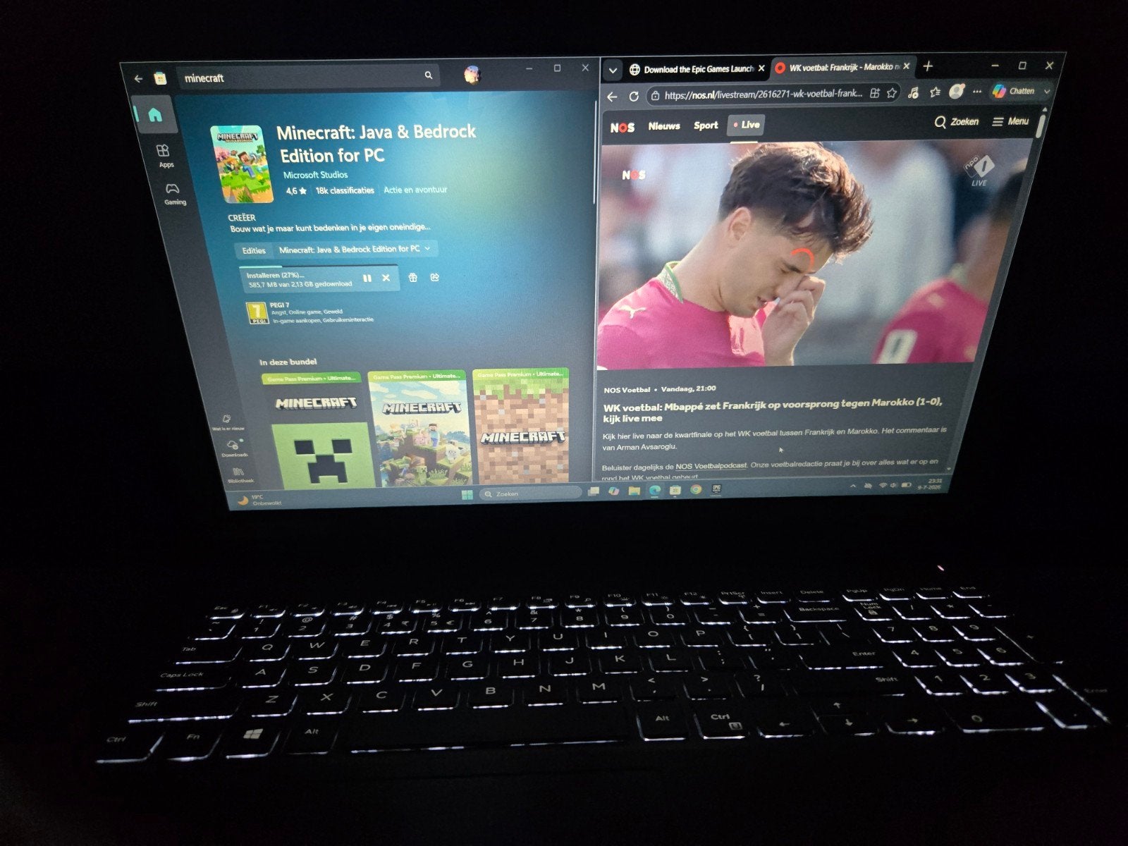 Dell Gaming Laptop - Speelt alles op 50-200 FPS, Computers en Software, Windows Laptops, Gebruikt, 15 inch, SSD, 2 tot 3 Ghz, 8 GB