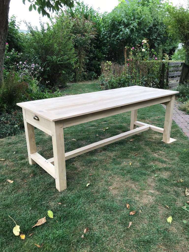 Mooie eiken boerentafel, Ophalen, Zo goed als nieuw