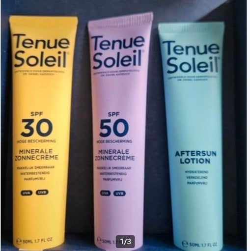 Tenue Soleil / De BESTE Zonbescherming / TOP Zonnebrandcrème, Ophalen of Verzenden, Nieuw, Zonnebrand of After Sun