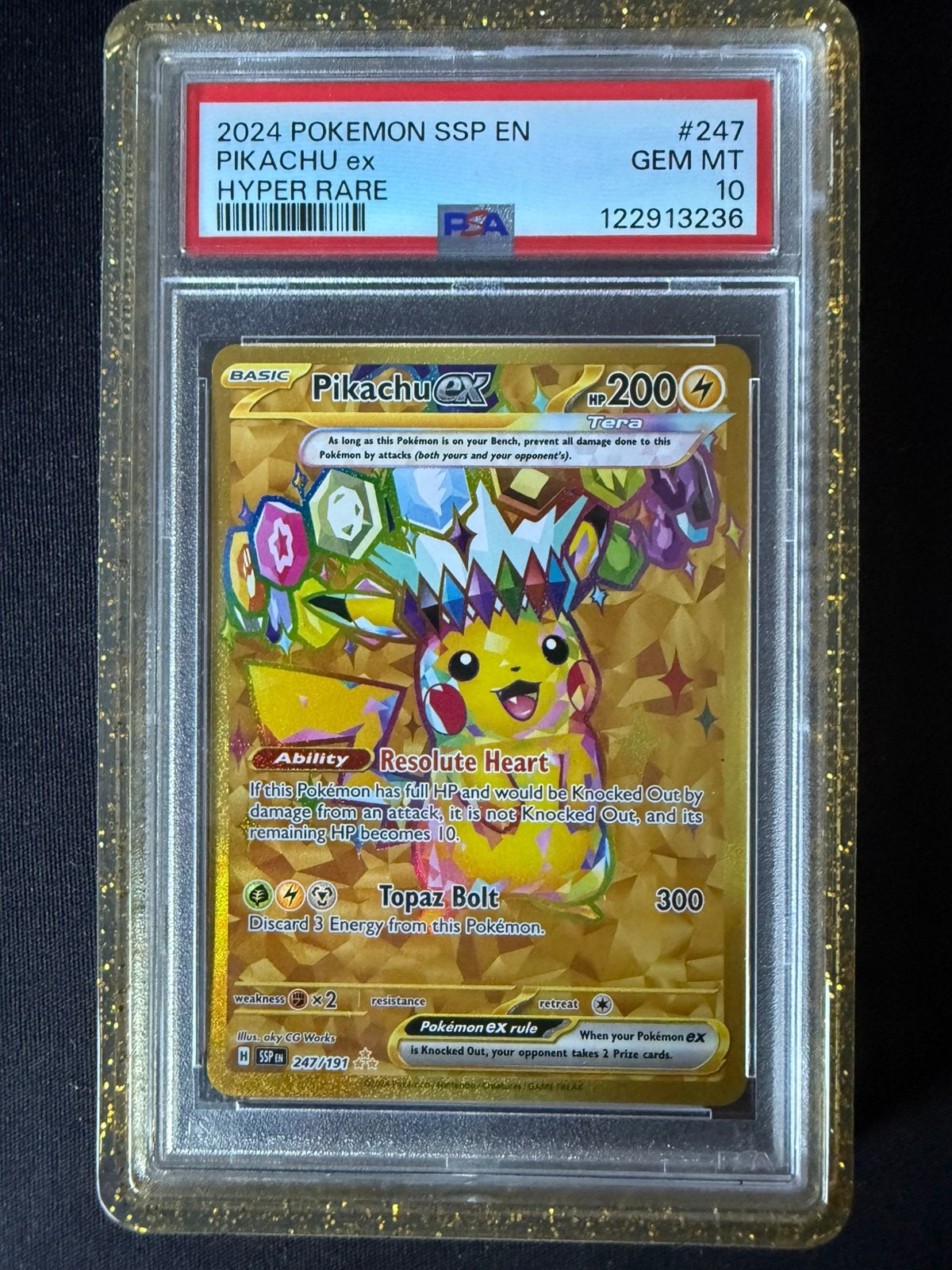 Pikachu #247 PSA 10, Ophalen of Verzenden, Nieuw, Losse kaart, Foil