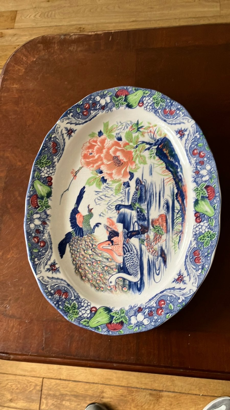 Platte schaal, Ophalen, Overige typen, Ovaal, Glas