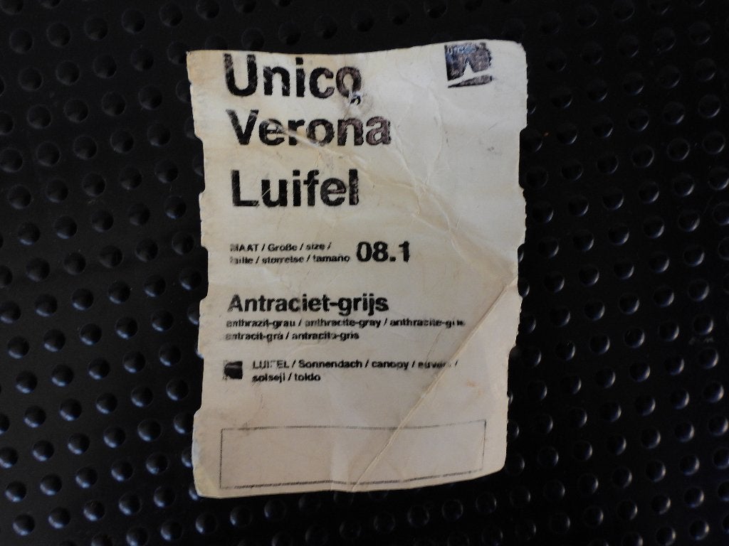 Unico Verona luifel 8.1 met voorwand, Ophalen, Nieuw