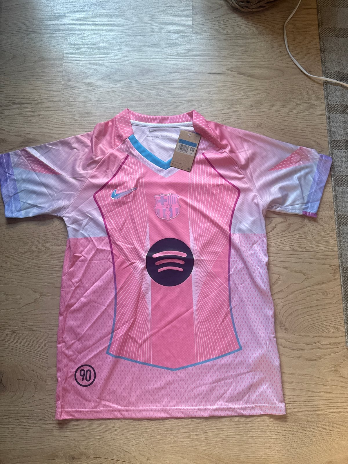 FC Barcelona Thuisshirt Roze Maat M, Ophalen of Verzenden, Nieuw, Maat 48/50 (M), Roze