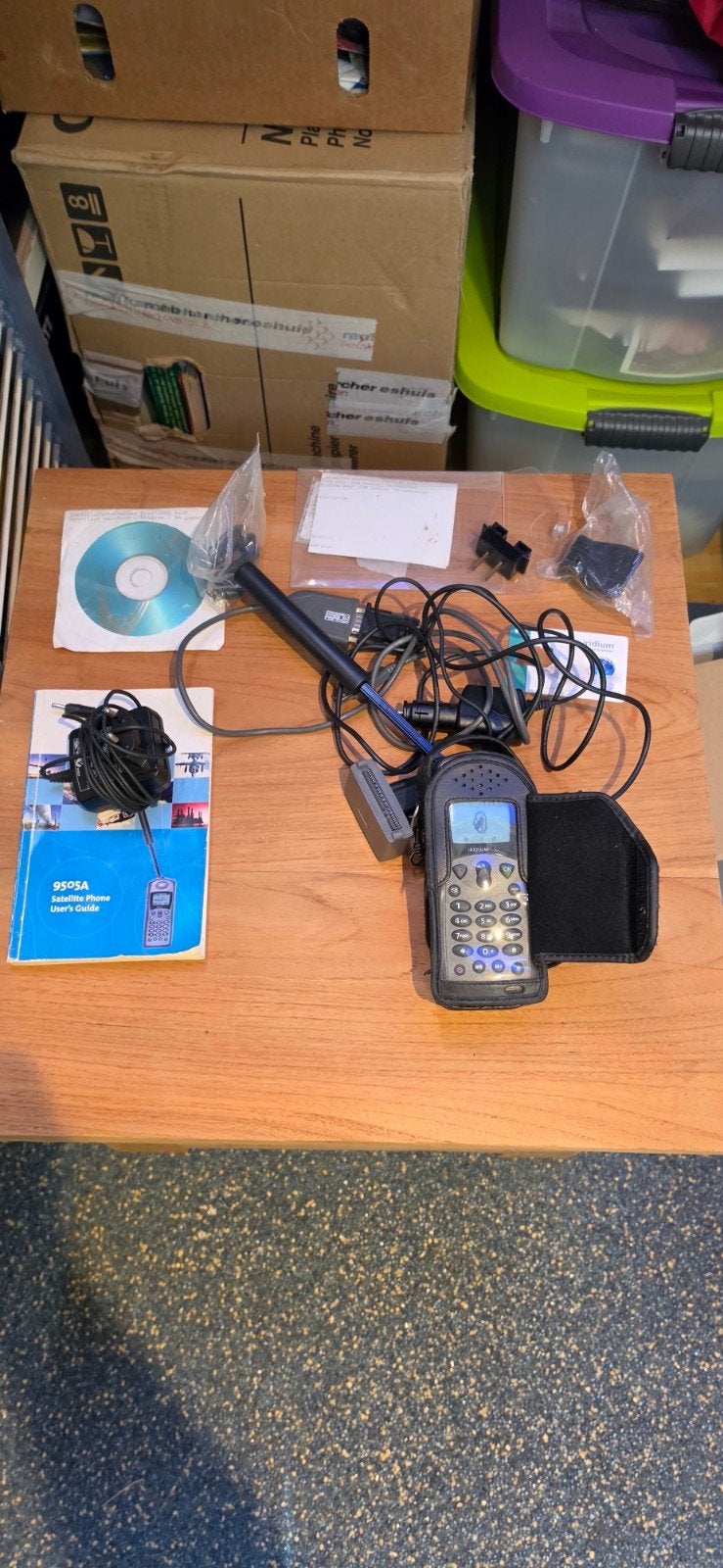 Iridium 9505A Satelliettelefoon - Compleet met Accessoires, Ophalen