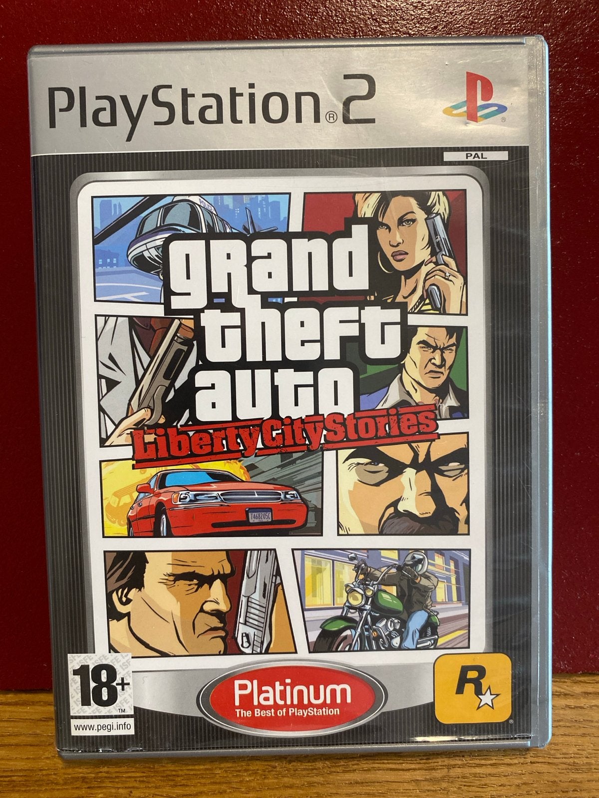 Grand Theft Auto: Liberty City Stories PS2 Platinum, Avontuur en Actie, Gebruikt, Vanaf 18 jaar, 1 speler