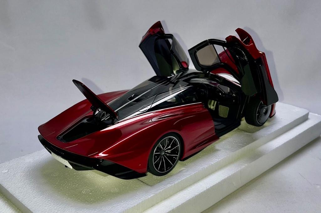 McLaren Speedtail Vulcano Red 1:18 van Autoart, Ophalen of Verzenden, Nieuw, Auto, Autoart