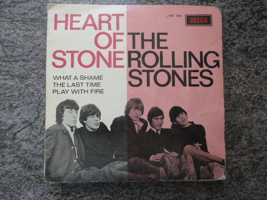 Rolling Stones - Heart of stone EP ALLEEN HOES, Gebruikt, Pop, EP, 1960 - 1969