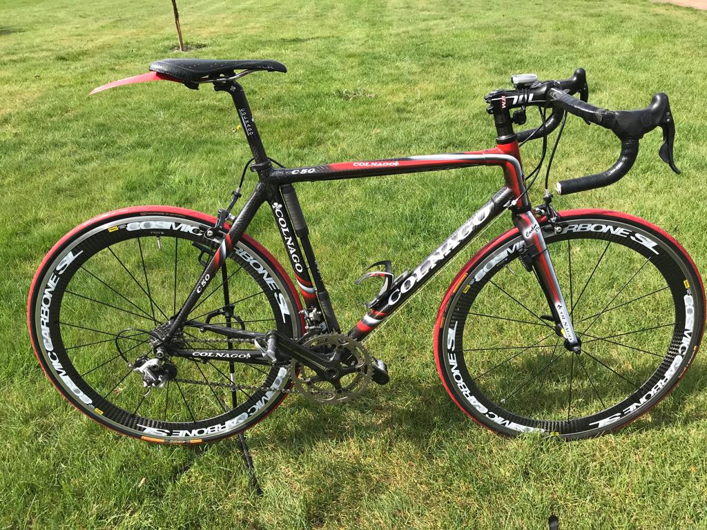 Sloping Colnago C50, Fietsen en Brommers, Fietsen | Racefietsen, Zo goed als nieuw, Heren, Overige merken, 10 tot 15 versnellingen