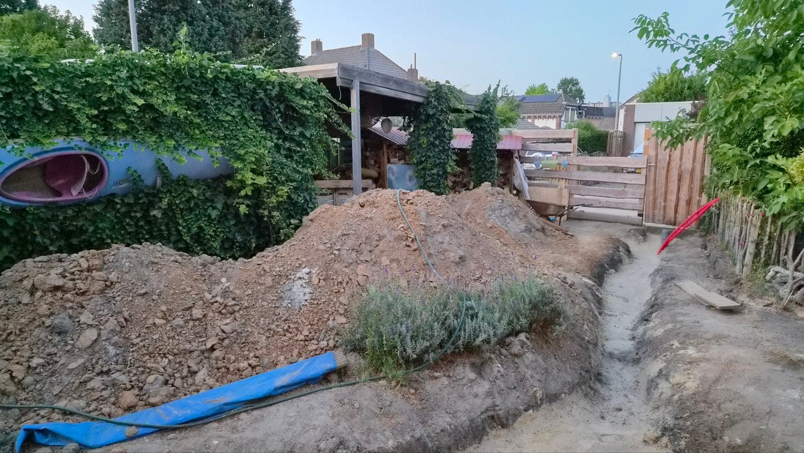 Limburgse grond 8/9m3, Ophalen, Gebruikt, Ophoogzand