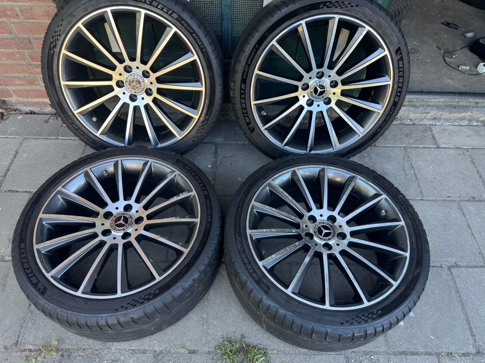 Mercedes C E klasse Velgen 245 40 19 5x112 Et 40, 19 inch, Total Car Expert, Banden en Velgen, Totalcarexpert@hotmail.com