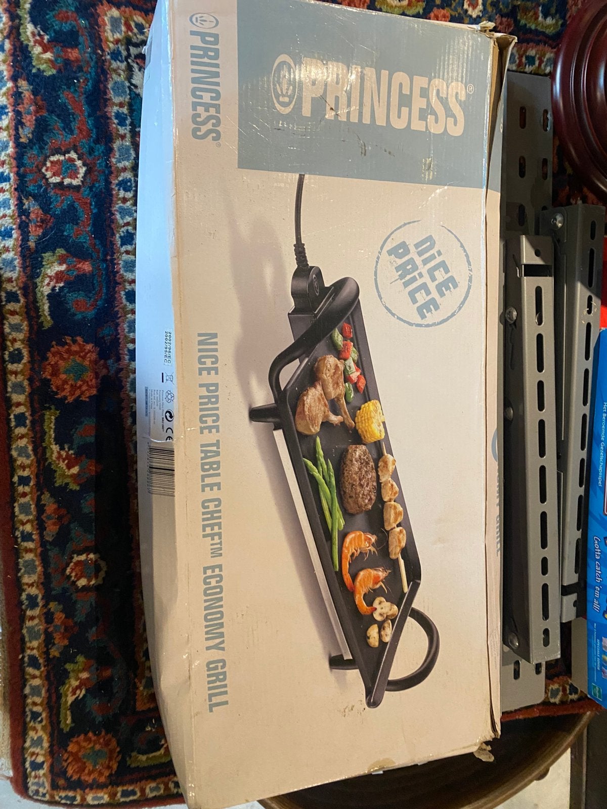 Princess bakplaat, Witgoed en Apparatuur, Gourmetstellen, Ophalen, Zo goed als nieuw, 4 t/m 7 personen