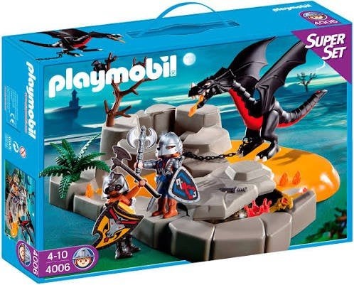 Playmobil 4006 Drakenridders set met extra draken en figuren, Gebruikt, Losse onderdelen, Ophalen of Verzenden, Dragons