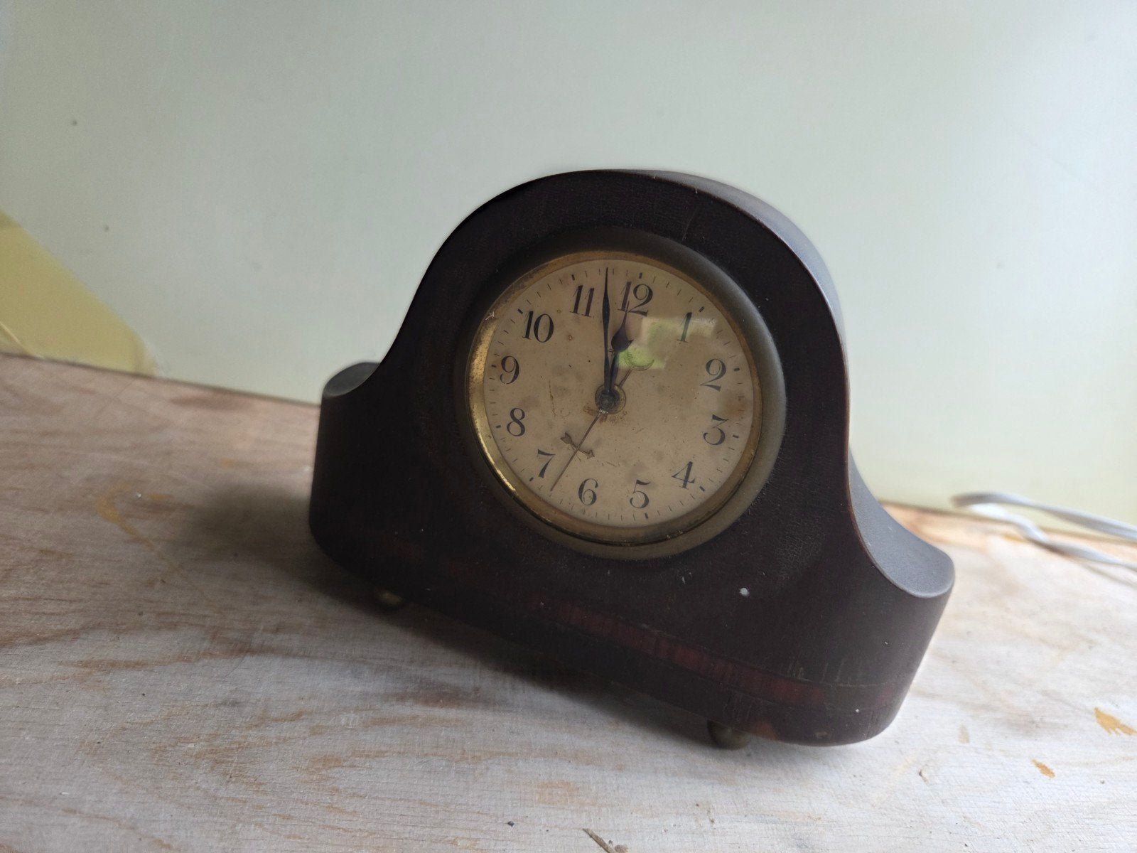Vintage houten klokje - Decoratief en charmant, Ophalen of Verzenden