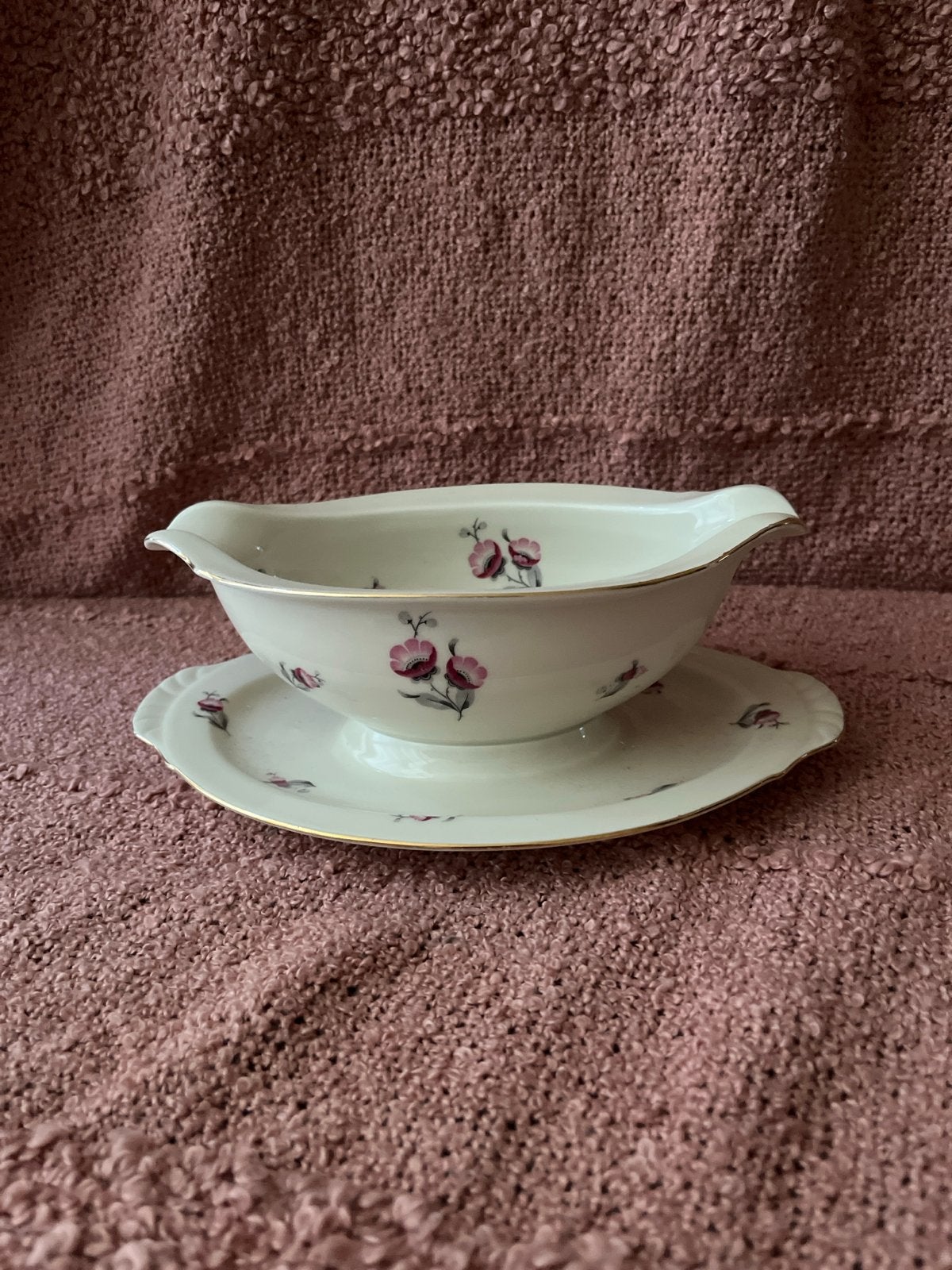 Antieke KPM Royal Ivory Irene Sauskom met Schotel, Ophalen