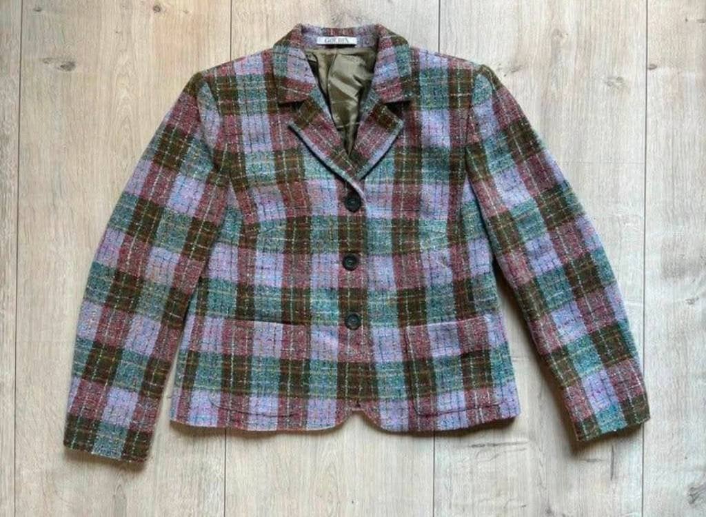 Goldix geruite blazer - Maat: 38, Ophalen of Verzenden, Zo goed als nieuw, Maat 38/40 (M), Jasje
