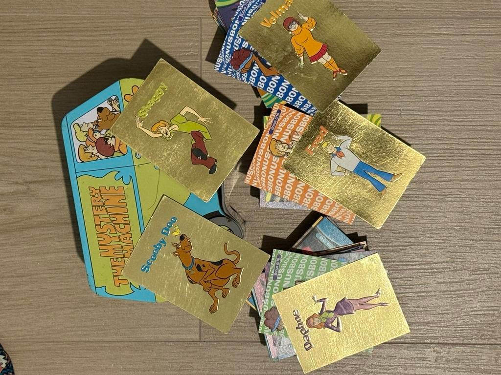 Vintage Scooby-Doo Mystery CardsCollection + Mystery Machine, Ophalen of Verzenden