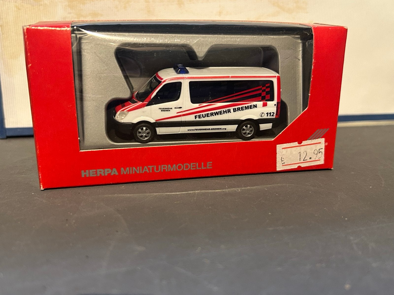 Herpa Miniatuurmodel Brandweer Bremen, Ophalen of Verzenden, Zo goed als nieuw, Bus of Vrachtwagen, Herpa